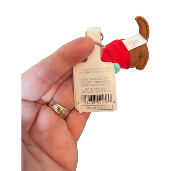 Copied - NWT Target Wondershop 2020 Felt Dog Christmas Ornament Set (4) - Picture 4 of 4